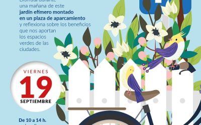 Segovia se suma al Park(ing) Day con jardines efímeros en plazas de aparcamiento